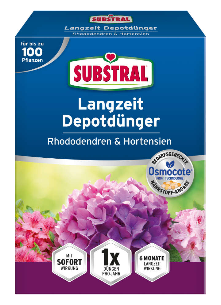 SUBSTRAL Langzeit Depotdünger Rhododendren & Hortensien